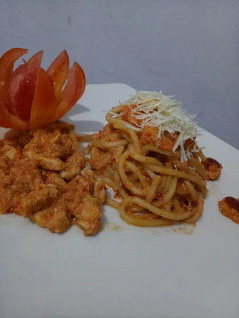 Cara Gampang Membuat Resep Chiken Spagheti Seblak Jeletot yang Lezat Sekali Anti Ribet, Bikin Ngiler