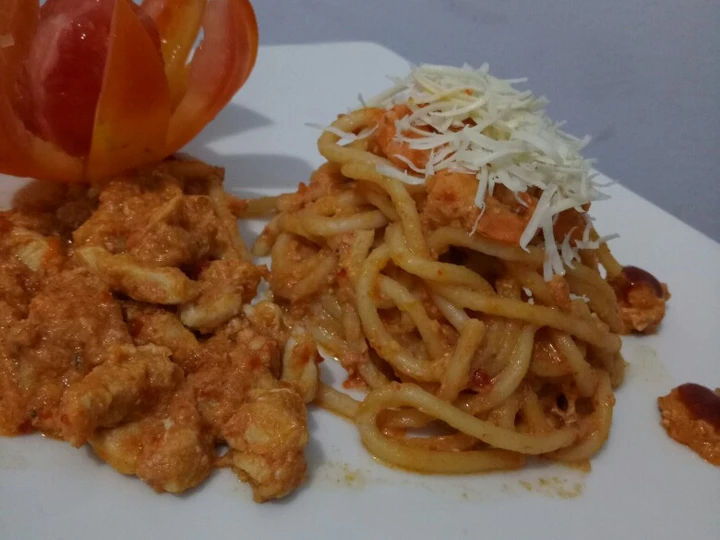 Cara Gampang Membuat Resep Chiken Spagheti Seblak Jeletot yang Lezat Sekali Anti Ribet, Bikin Ngiler