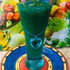 A picture of Electric Mint margarita⚡️.