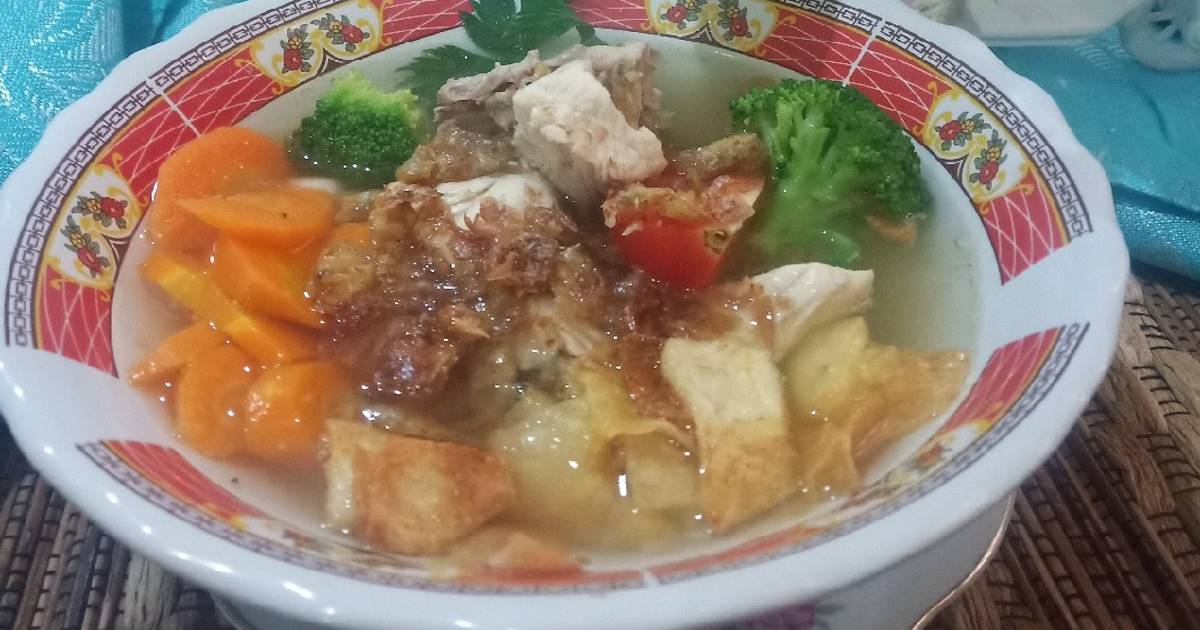 Resep Sup Ayam Praktis Dan Segar Oleh Dewi Febriani Cookpad 1297