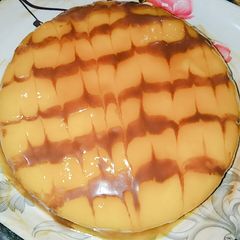 A picture of Mango cake (no egg, no curd, no oven).