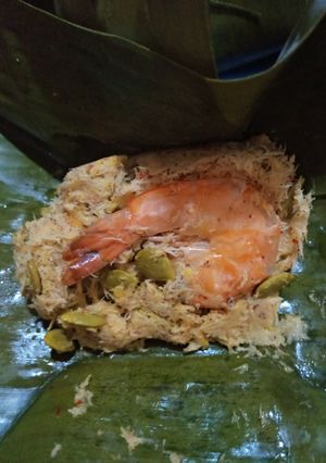 Foto resep Botok udang lamtoro