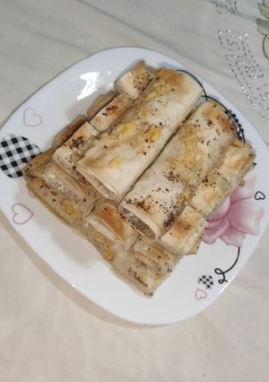 صورة لوصفة رول جلاش بالشاورما