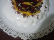 Una foto de moras con clara de huevo y azucar