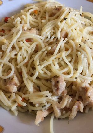 Foto resep Spaghetti aglio olio