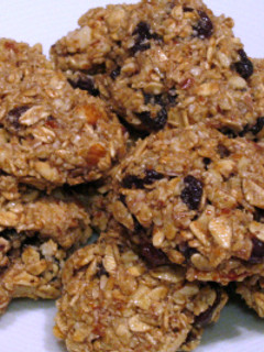 Una foto de Cookies de plátano y avena