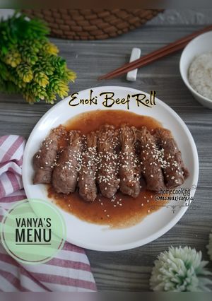 Foto resep Enoki Beef Roll