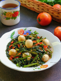 Foto resep Cah Kangkung Belacan