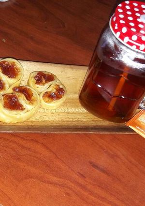 Una foto de Palmitas de membrillo y queso