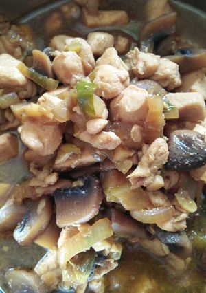 Foto resep Ayam Jamur Teriyaki 🐥🍄
