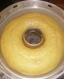 Pastel con harina de hot cakes mejorada