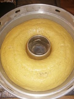 Una foto de Pastel con harina de hot cakes mejorada