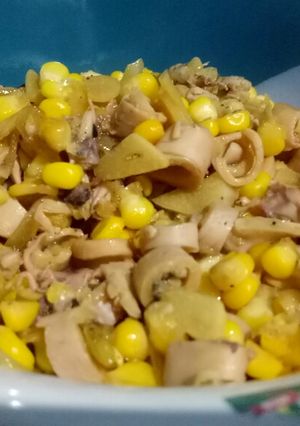 Foto resep Oseng cumi jagung