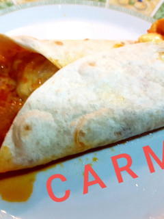 Una foto de Fajitas de sobrasada y queso brie