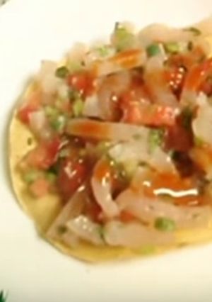 Una foto de Tostadas de Salsa de Uña