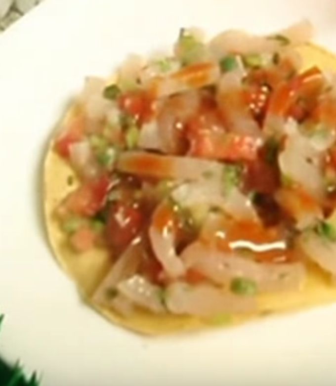 Una foto de Tostadas de Salsa de Uña