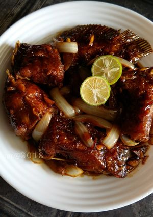 Foto resep Ikan gurame goreng saus mentega