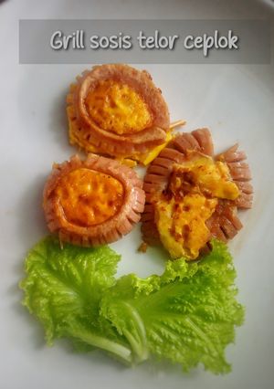 Foto resep Grill sosis telor ceplok