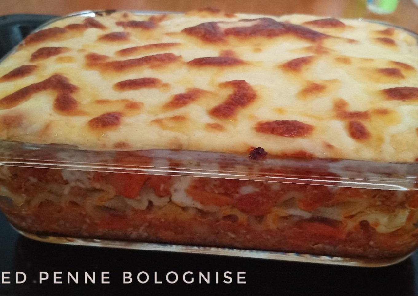 Baked Penne Bolognise