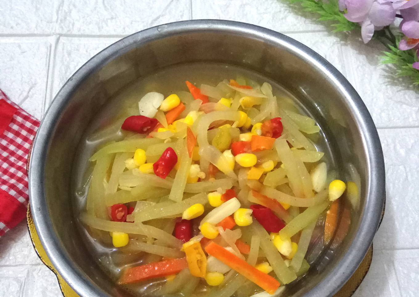 Tumis Labu Siam Pedas