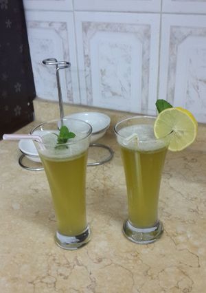 صورة لوصفة عصير الليمون والنعناع