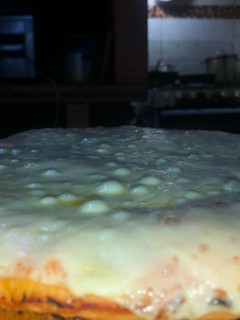 Una foto de Pizza casera