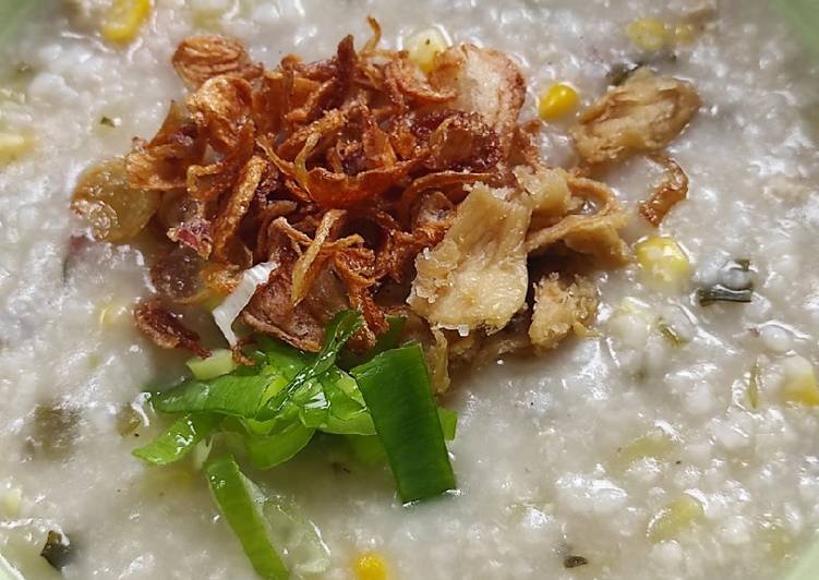 Resep Populer Bubur ayam Lembut Mama Aling Enak Bergizi