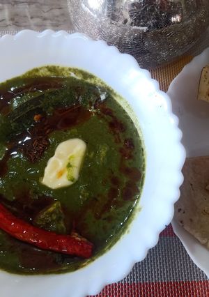 ढाबा स्टाइल में जैन पालक पनीर(Daba style me jain palak paneer recipe in hindi) रेसिपी मुख्य फोटो