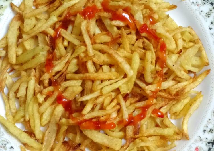 Steps to Prepare Quick Crispy potato finger chips