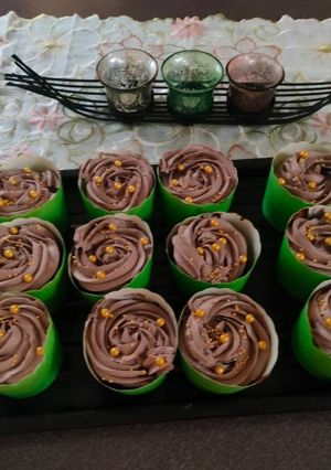 A picture of Chocolate cupcakes.
