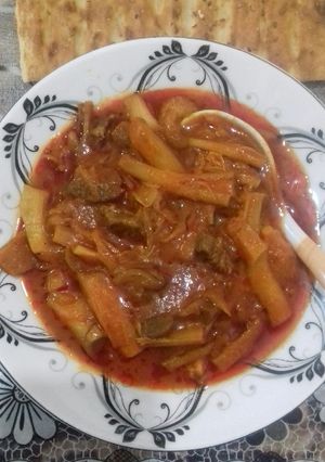 عکسی از دستور خورشت کنگر لذیذ🌹