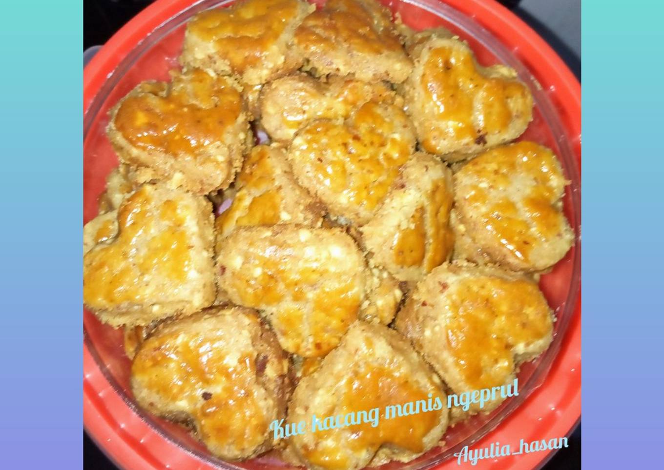 Kue kacang manis ngeprul