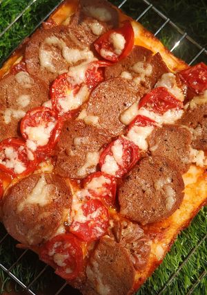 Foto resep Pizza Kotak Empuk (Tanpa Ulen)