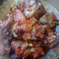 A picture of Chicken pepper.