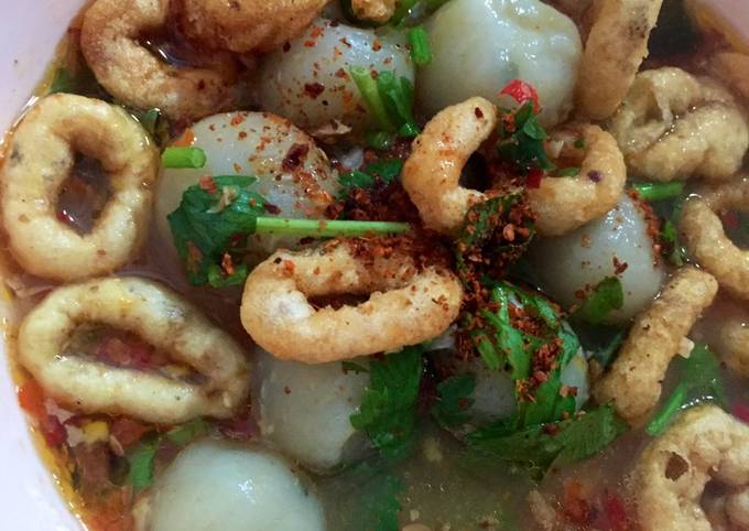 Anti Ribet, Buat Cilok Goang Kuah Pedas Mantaaapppp Rumahan