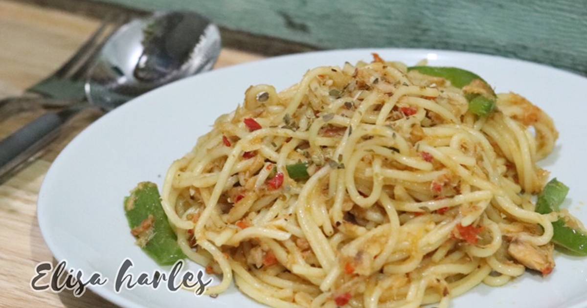Resep Spicy tuna aglio olio oleh elisa harles Cookpad