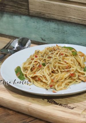 Foto resep Spicy tuna aglio olio