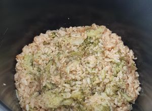 Une photo de Risotto aux brocolis (au cookeo)