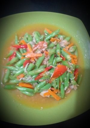 Foto resep Tumis buncis + wortel