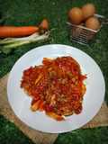 Omelet oatmeal sayuran