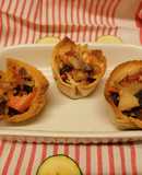 Cestini di ratatouille