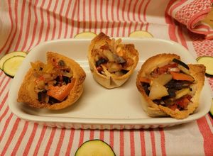 Foto di Cestini di ratatouille