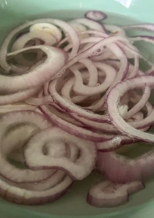 Una foto de Cebolla encurtida rápida