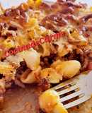 Pipe Rigati (tiburones) gratinados