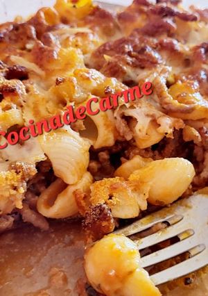 Una foto de Pipe Rigati (tiburones) gratinados