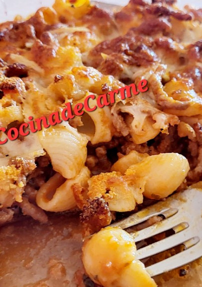 Una foto de Pipe Rigati (tiburones) gratinados