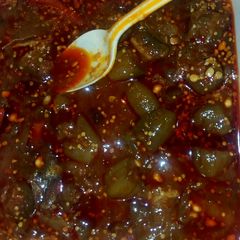 A picture of Mbirimbi pickle #indiandishcontest.