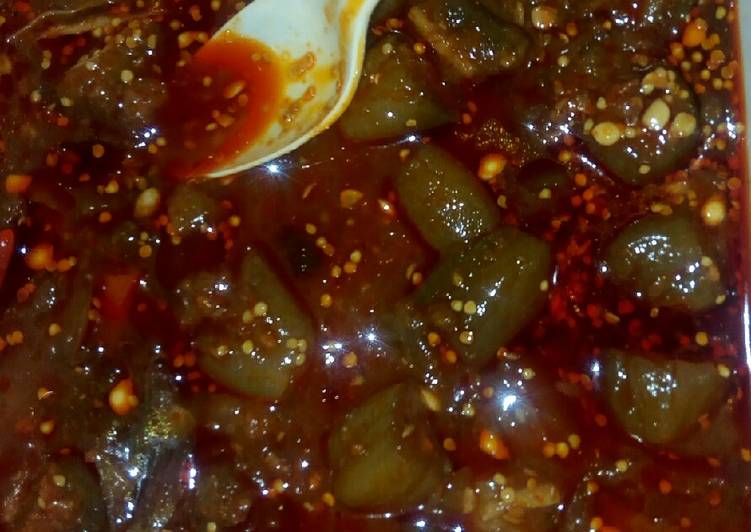 Recipe for Perfect Mbirimbi pickle #indiandishcontest