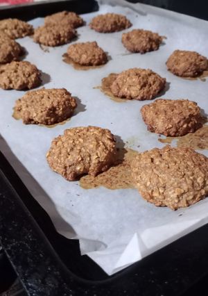 Una foto de Galletitas de avena, harina integral y manzana 🍎