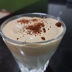 A picture of Dalgona coffee.